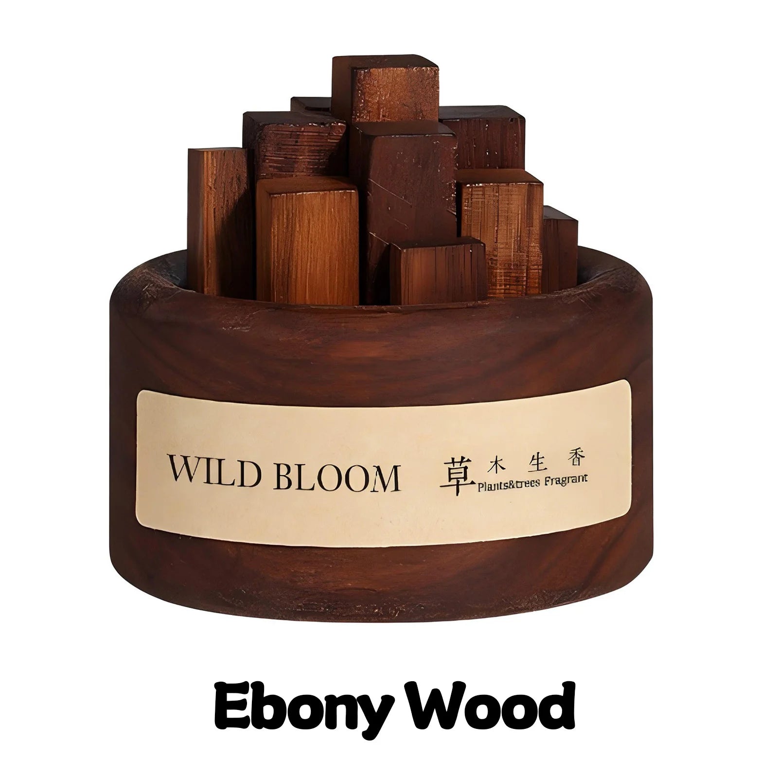 Creative Wood Diffuser Ornament – Mini Log Aroma Decor | Flameless Essential Oil Diffuser for Home Fragrance & Room Decoration