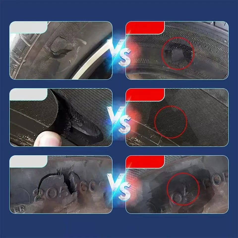 Black Tyre Repair Instant Liquid Strong Rubber Glues Wear-resistant Rubber Non-corrosive Adhesive Glue Car Instant Strong Tools