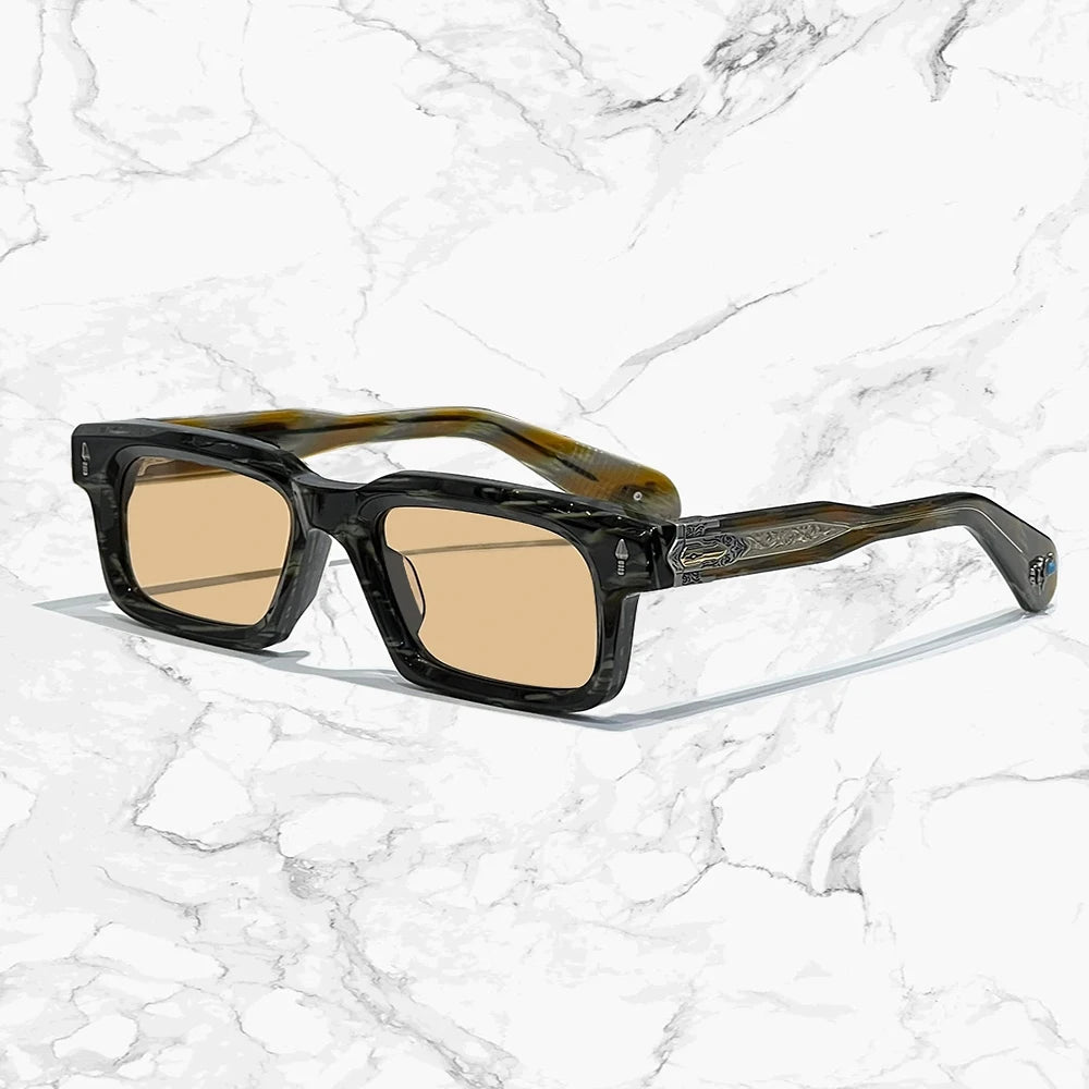 BELVEDERE Fashion Retro Square UV400 Sunglasses Unisex Fine Workmanship Brand Design Trendy Outdoor Driving Travel Sun Glasses