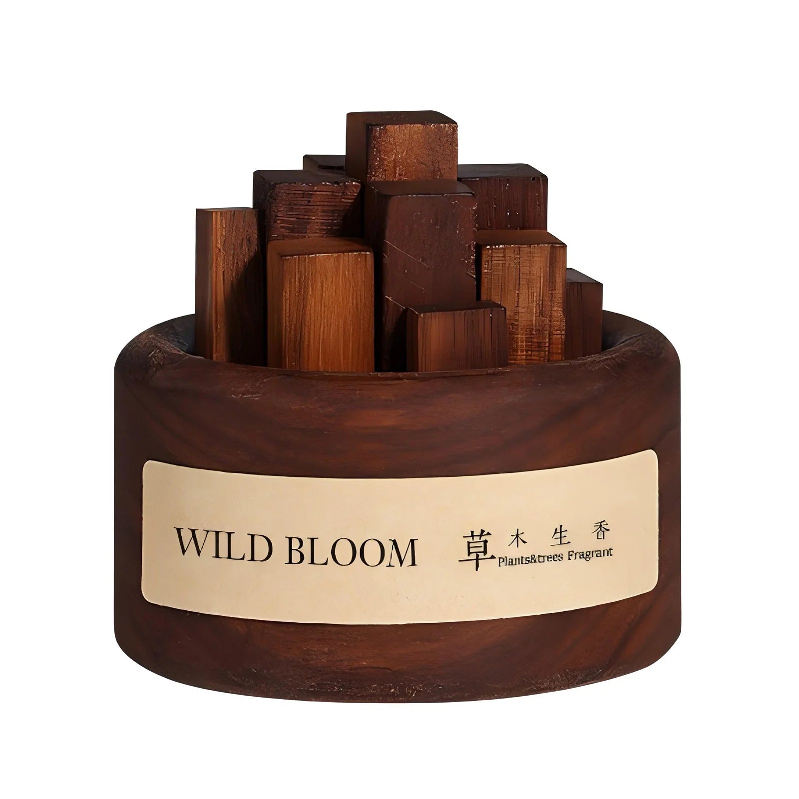 Creative Wood Diffuser Ornament – Mini Log Aroma Decor | Flameless Essential Oil Diffuser for Home Fragrance & Room Decoration