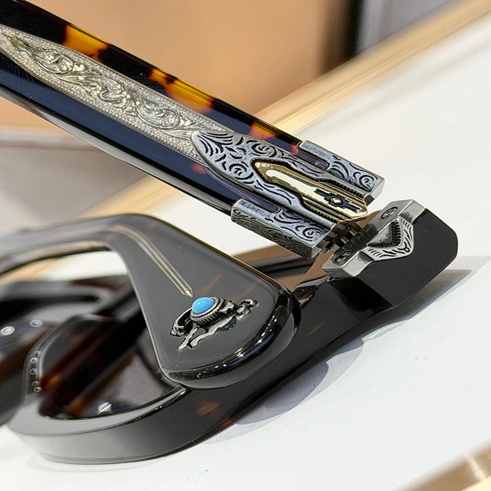 BELVEDERE Fashion Retro Square UV400 Sunglasses Unisex Fine Workmanship Brand Design Trendy Outdoor Driving Travel Sun Glasses