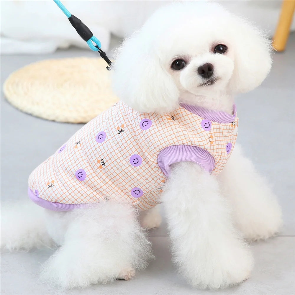 Pet Cats Dog Clothes Winter Warm Down Jacket For Small Dogs Cotton Chihuahua Hooded Clothes Dog Windproof Clothing Coat Apparel