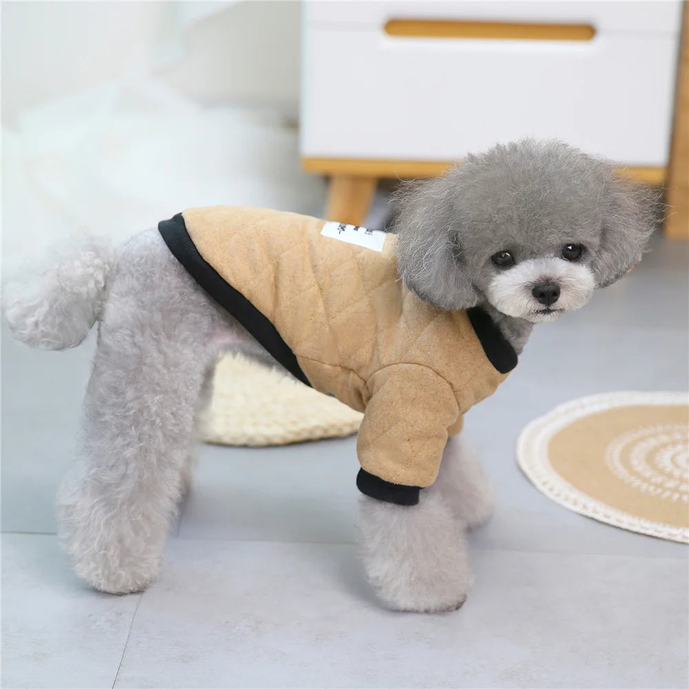 Pet Cats Dog Clothes Winter Warm Down Jacket For Small Dogs Cotton Chihuahua Hooded Clothes Dog Windproof Clothing Coat Apparel