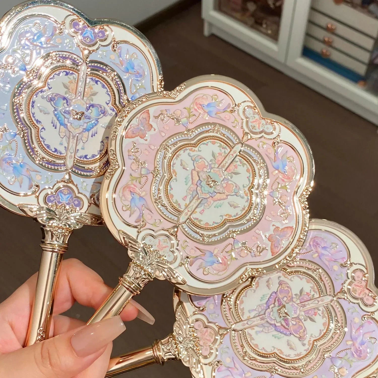Flower Knows Butterfly Cloud Collar Collection Makeup Mirrors