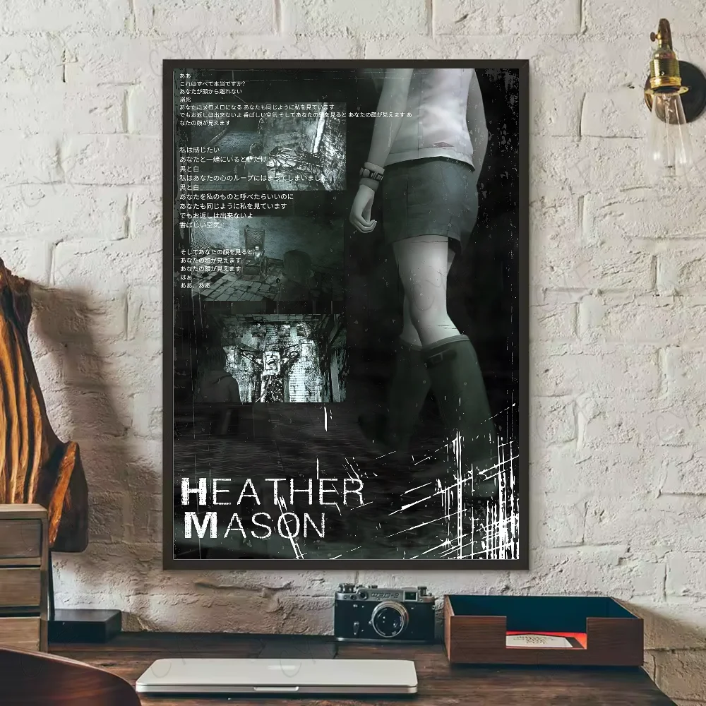 Hot Classic Silent Hill 3 Game anime Poster HD art sticky wall waterproof home living room bedroom bar aesthetic decoration