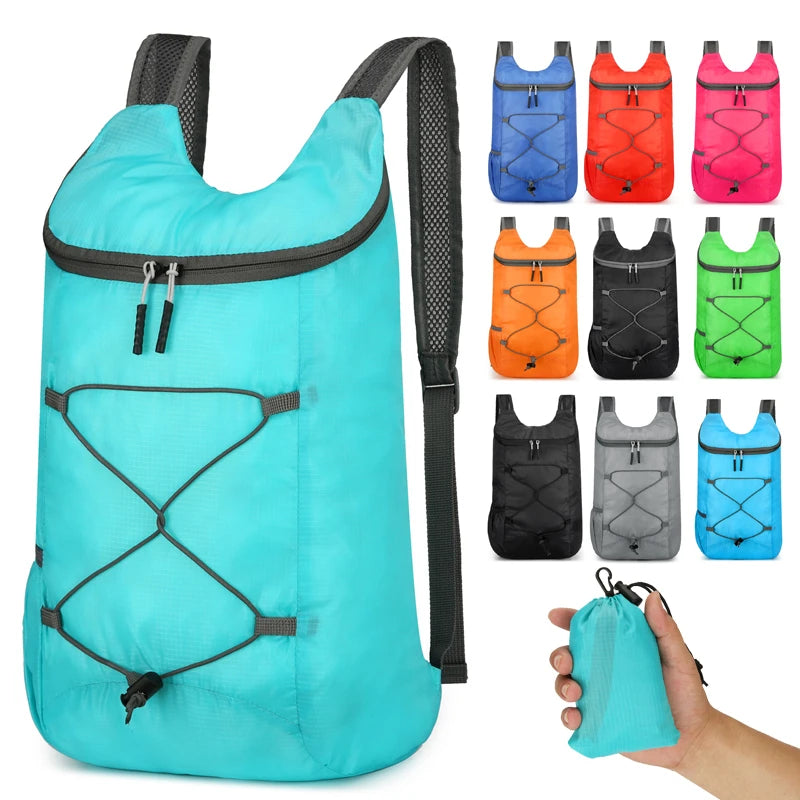 1pc Ultra-Light Foldable Backpack for Travel & Camping,Portable Design, Ideal for Hiking & Outdoor Adventures,Camping Accessorie