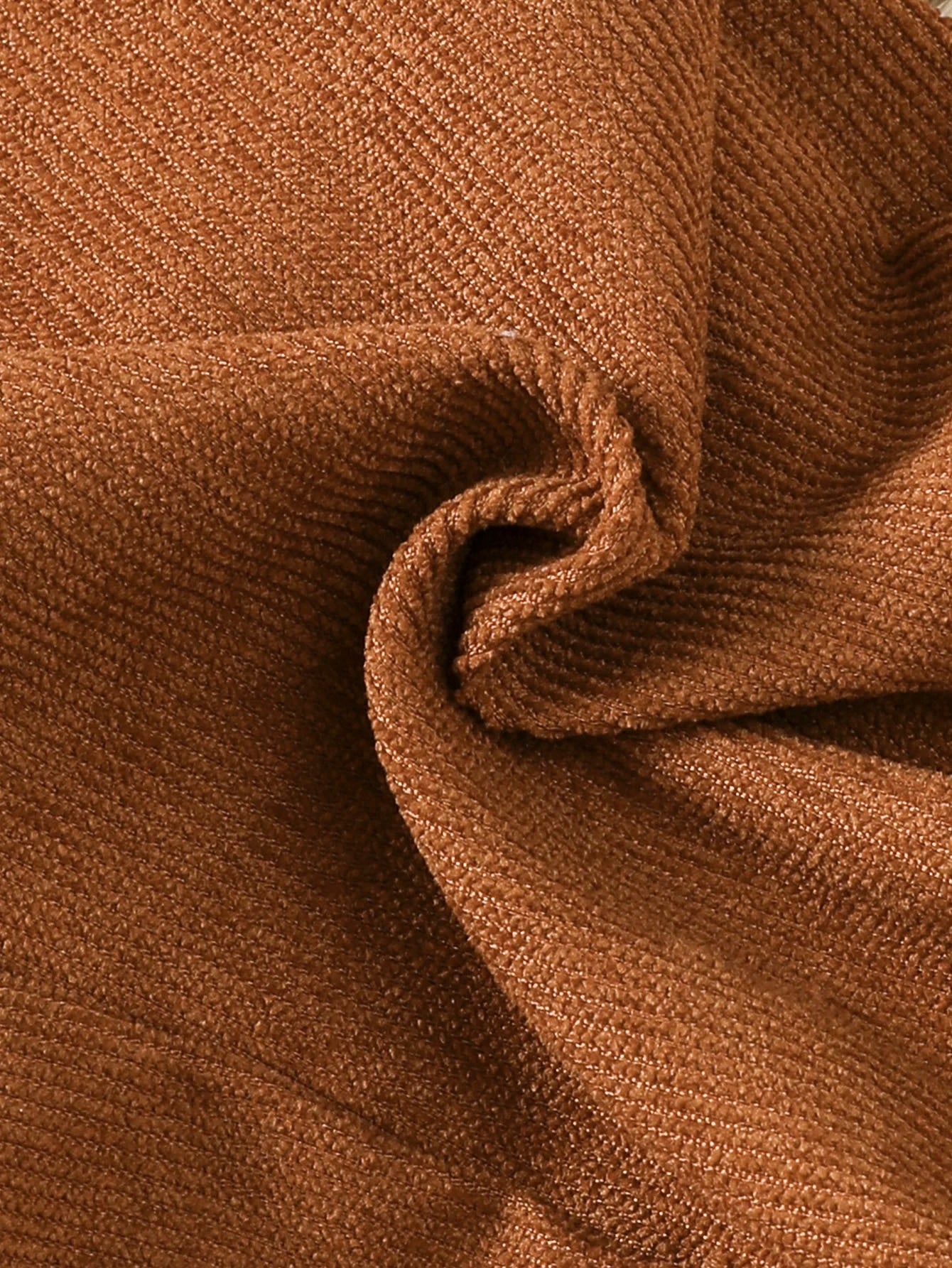 Winter  0-2  Years  Old  Infant  Baby  Girls  Long  Sleeved  Top  And  Strap  Pants  2 -Piece   Set