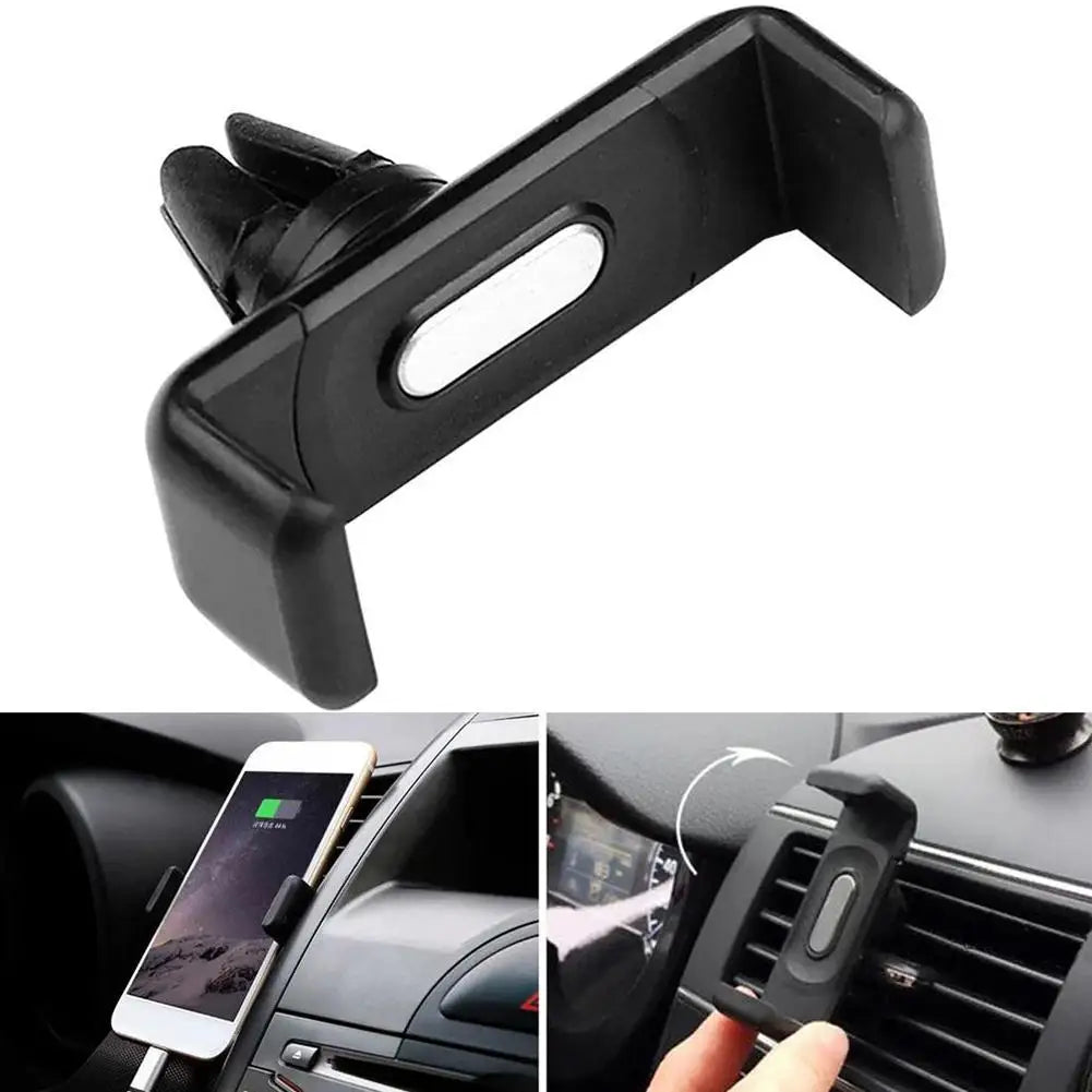 Mini Cellphone Holder Car Air Outlet Mount Clip Interior Car Phone Holder Abs Universal Auto Phone Stand