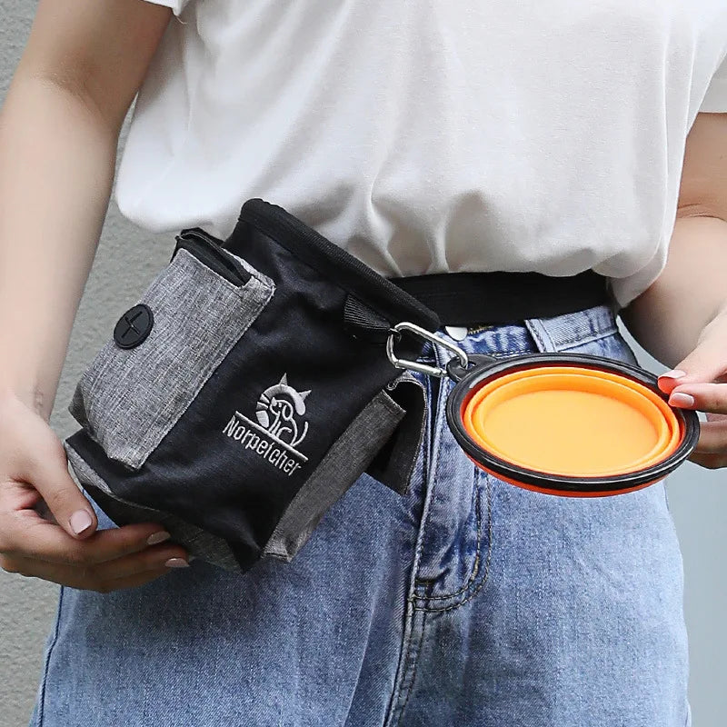 Pet Training Fanny Pack Walking Dog Training Tool Training Artifact Snack Bag Reward Dog Food Carry-on Bag