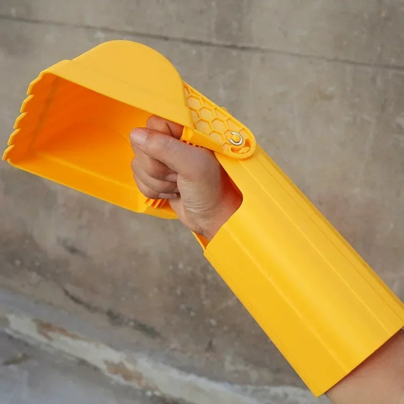 1pc/2pcs Pro Sand & Snow Shovel - Vibrant Orange Beach Digging Tool for Kids/Adults, Heavy-Duty Plastic Snow Toy