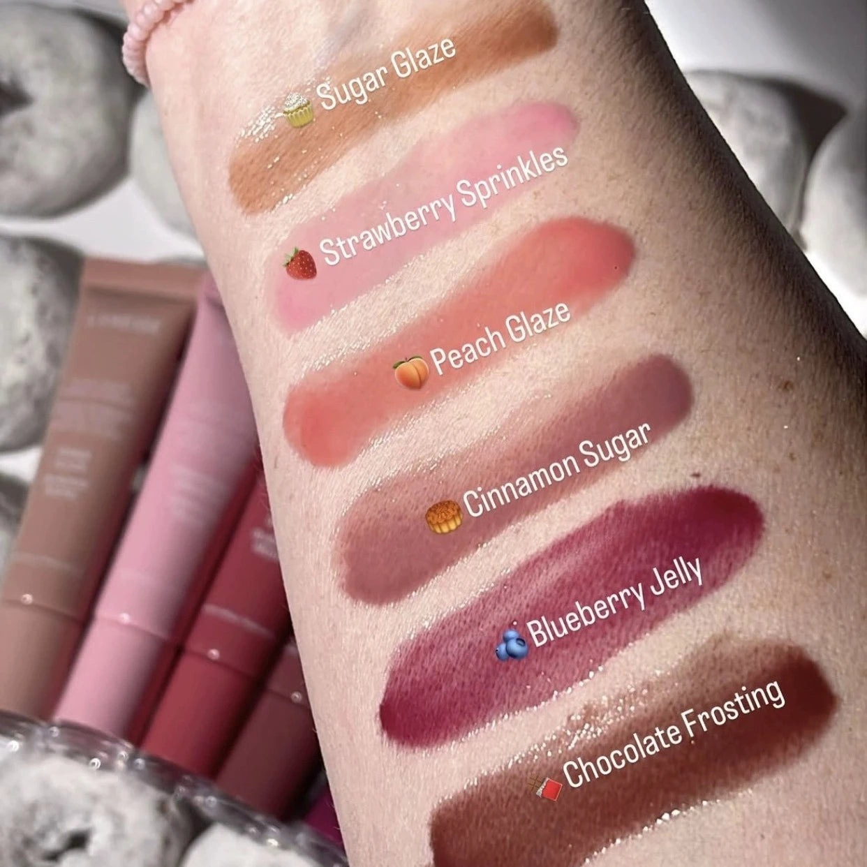 Glaze Craze Tinted Polypeptide Lip Serum Balm Original Lip Glaze Moisturizing Care Lipstick Colorful Lips Gloss Makeup Beauty