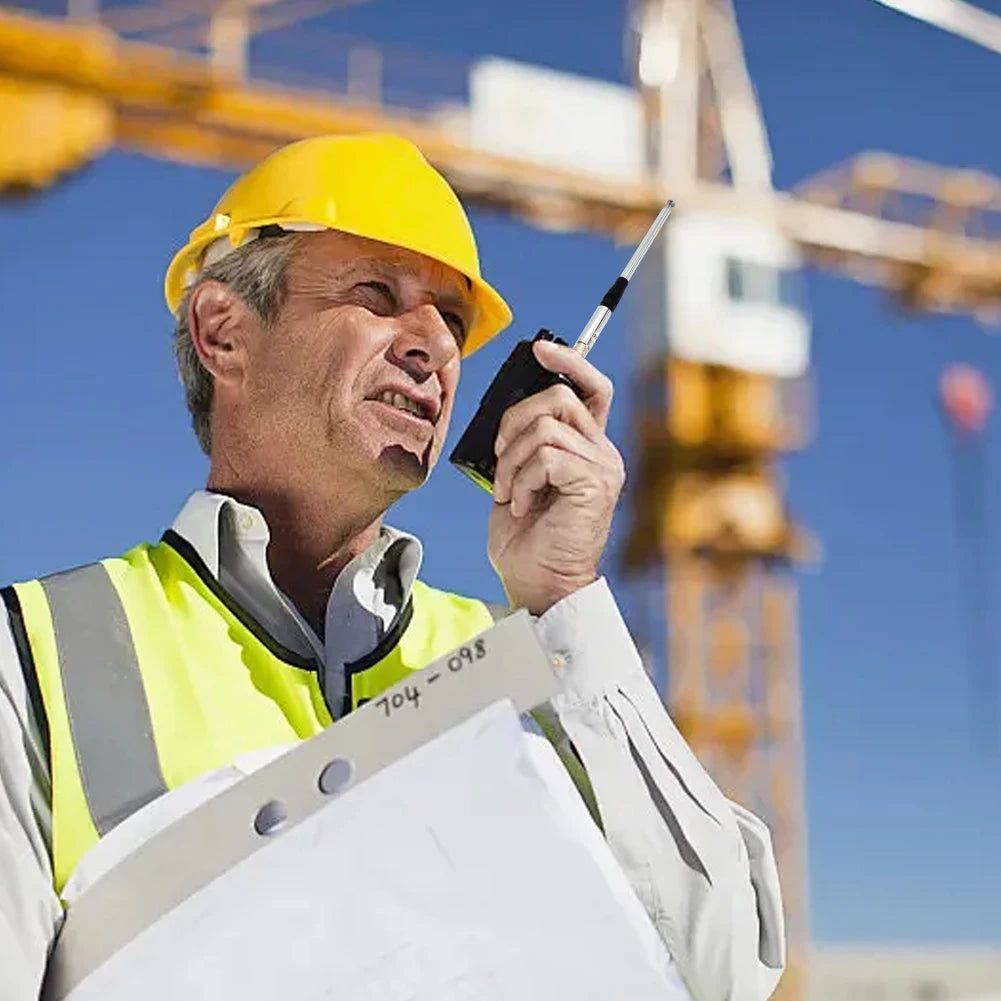 27MHz CB Radio Telescopic Antenna SMA Female 23cm-130cm Telescopic CB Antenna 2.15dB High Gain for CB Handheld/Portable Radio