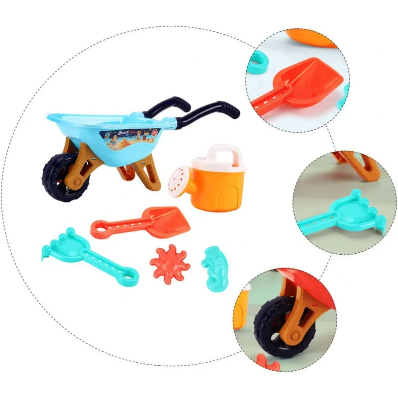 1Set Beach Toys Set for Kids,Fun Beach Tools Sand Playing Kit ,Water Play Outdoor Sand Toy for Toddlers Parks and Backyards
