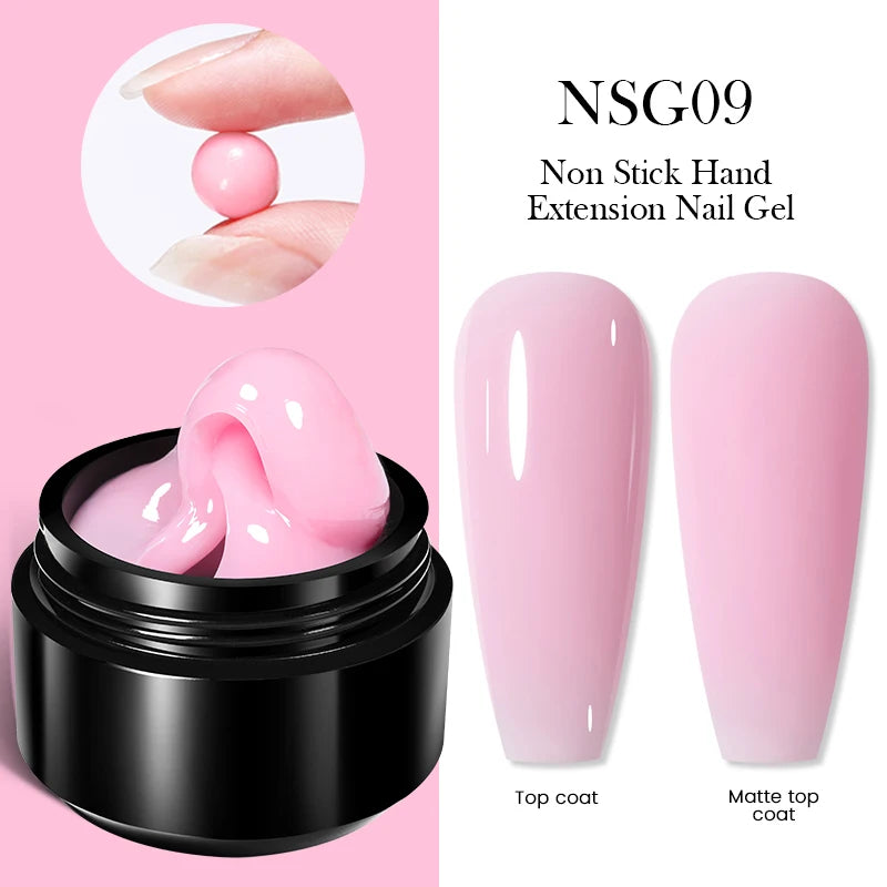BORN PRETTY 15ml Clear Non Stick Hand Extension Gel 3D Shaping Sculpting Carving Nail Art Solid Hard Gel for Fake Nail