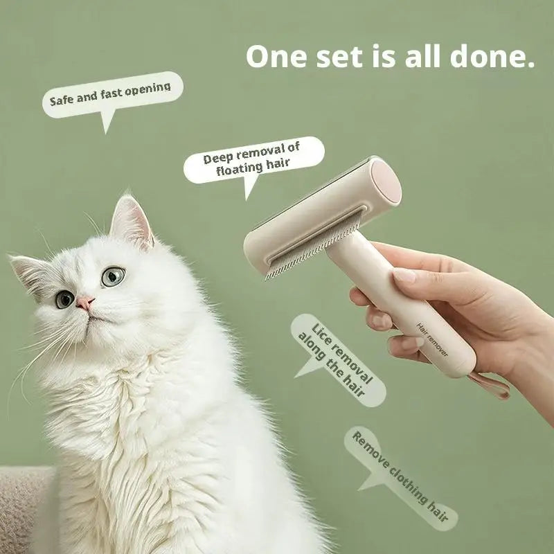 New 3 In1 Pet Comb Knot Untangling Comb Grooming Tools Floating Hair Removes Undercoat Open Hair Comb Dense Toothed Comb