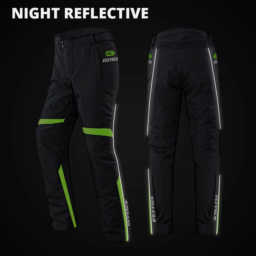 Winter Windproof Waterproof Motorcycle Pants Men Outdoor Motocross Pants Breathable Reflective Racing Pants Motorcycle Equipment
