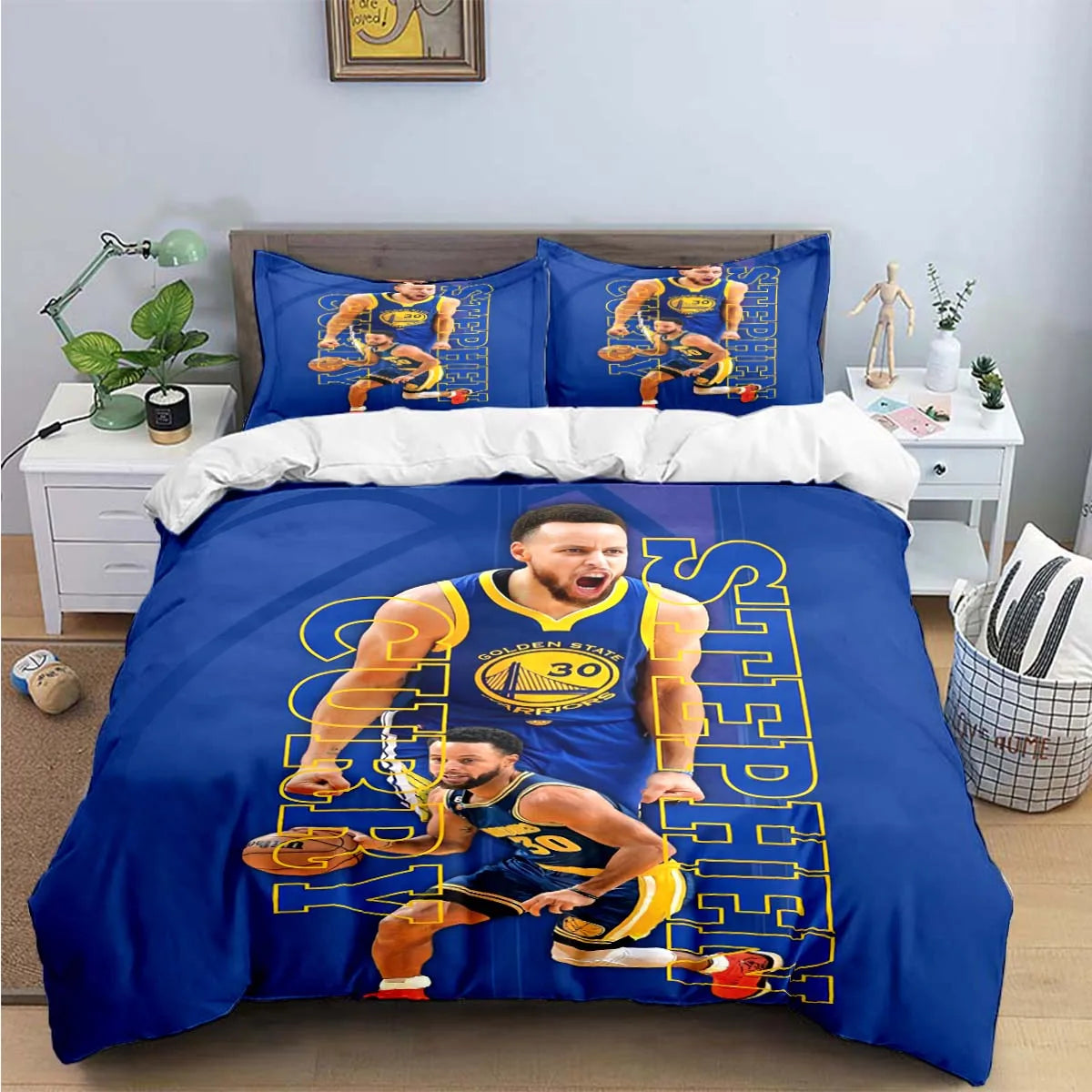 Fashion Basketball Star S-Stephen C-Curry  Print Bedding Sets Bed Supplies Set Duvet Cover Bed Comforter Set Bedding Set Gift