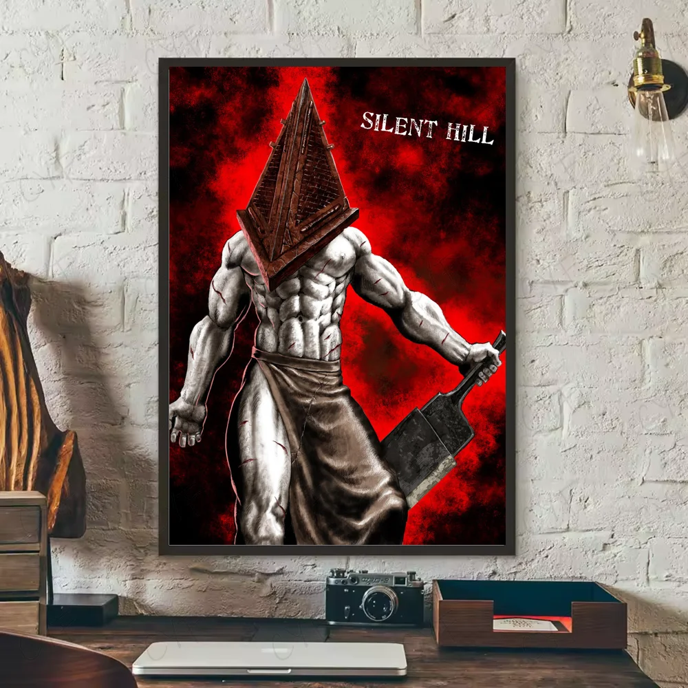 Hot Classic Silent Hill 3 Game anime Poster HD art sticky wall waterproof home living room bedroom bar aesthetic decoration
