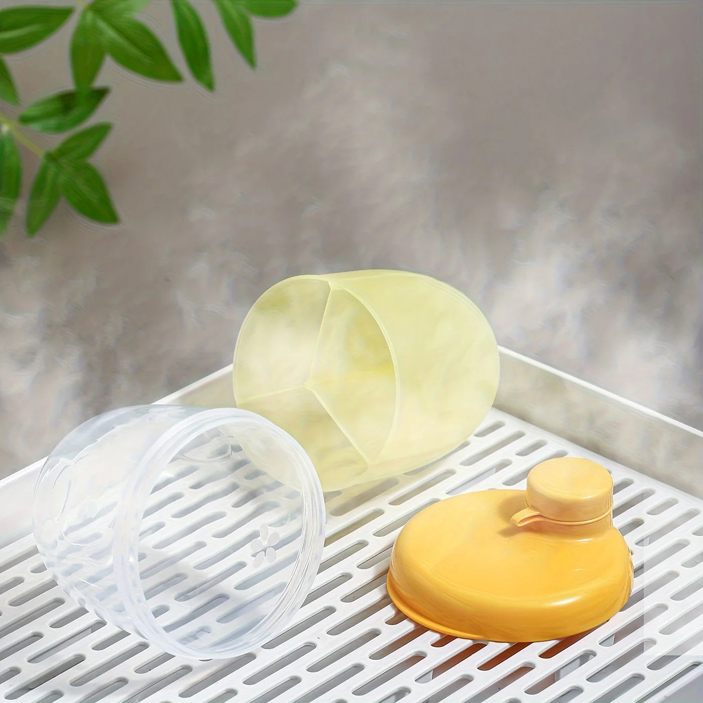 New 3-Grid Baby Travel Food Formula Dispenser, Milk Powder Container,Storage Box, Snack Organizer for Outdoor Baby Feeding