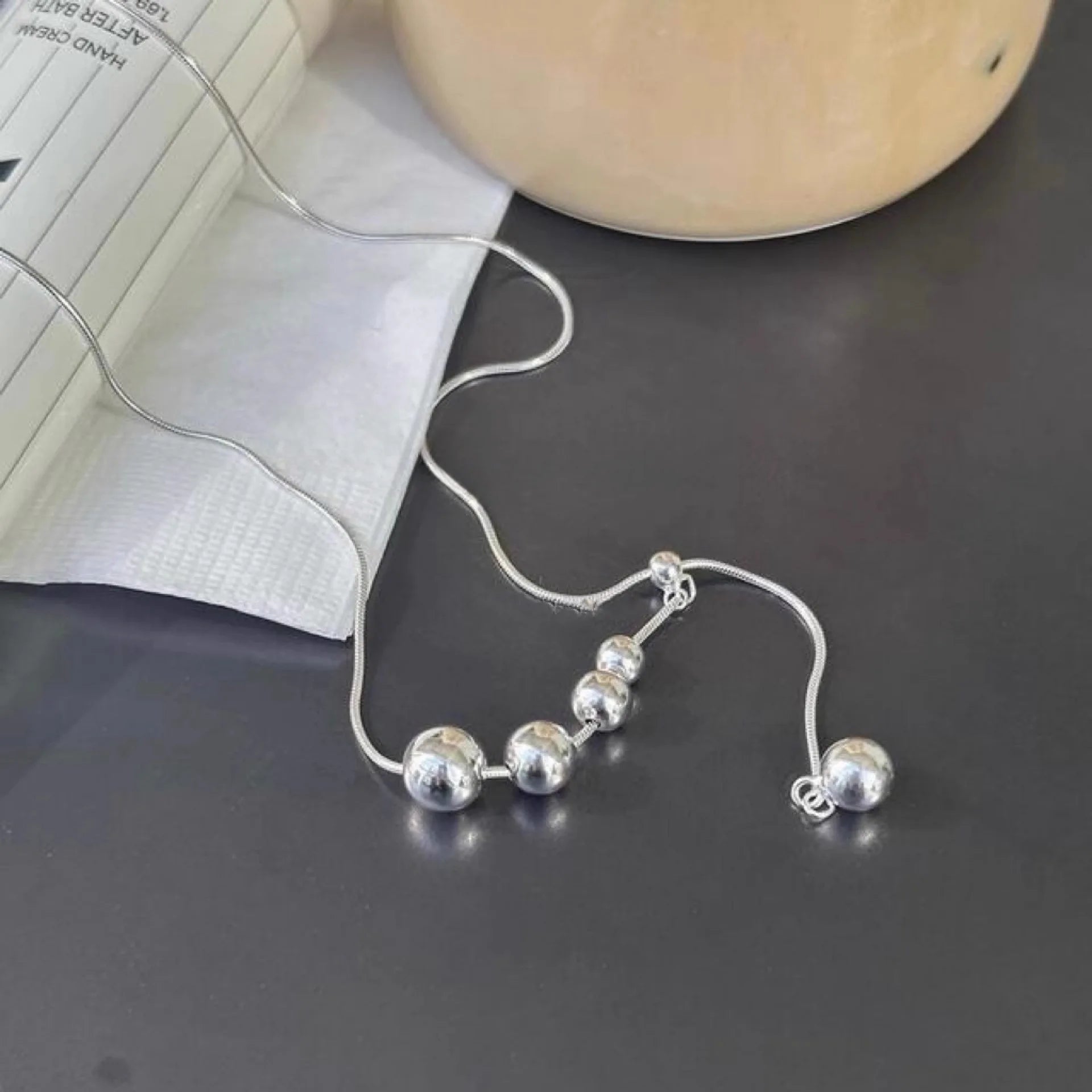 925 Sterling Silver Necklace Heart Pendant Love Adjustable Choker Elegant for Women Girl Jewelry Gift Dropshipping Wholesale