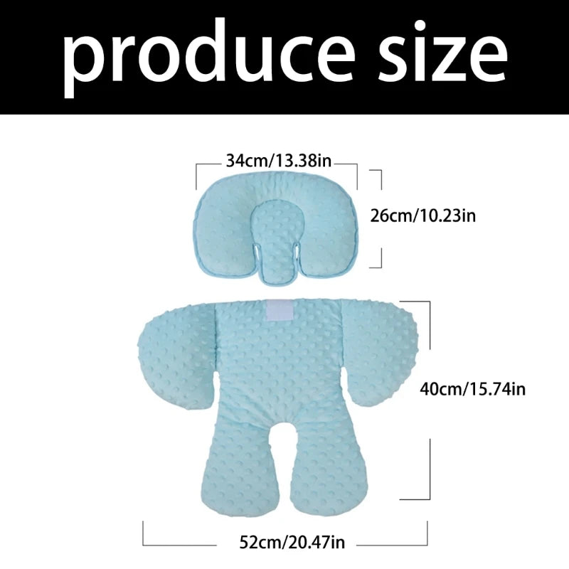 M76C Color Matching Baby Car Cushion Insert for Newborns Ensures Comfort and Safety in Strollers and Bouncer Seats
