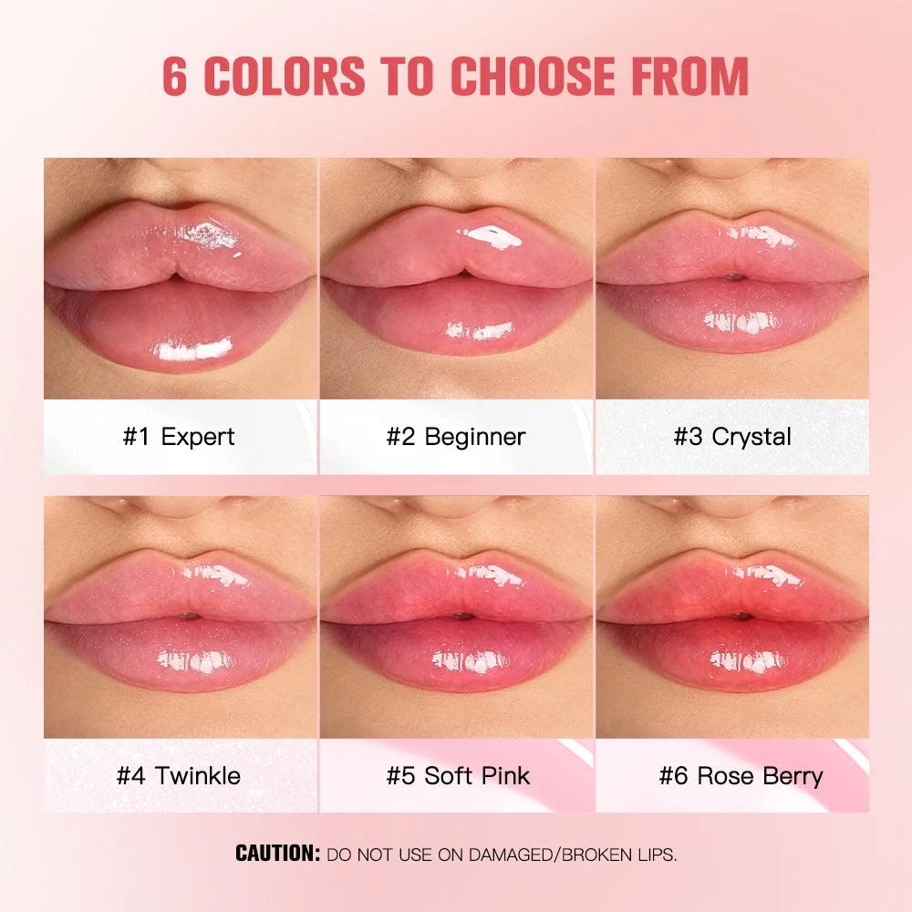 Reedle Shot Lip Plumper Nourish Lips Care Moisturizing Transparent Gloss Fragrance Free Plumping Stocking Stuffer Cosmetics