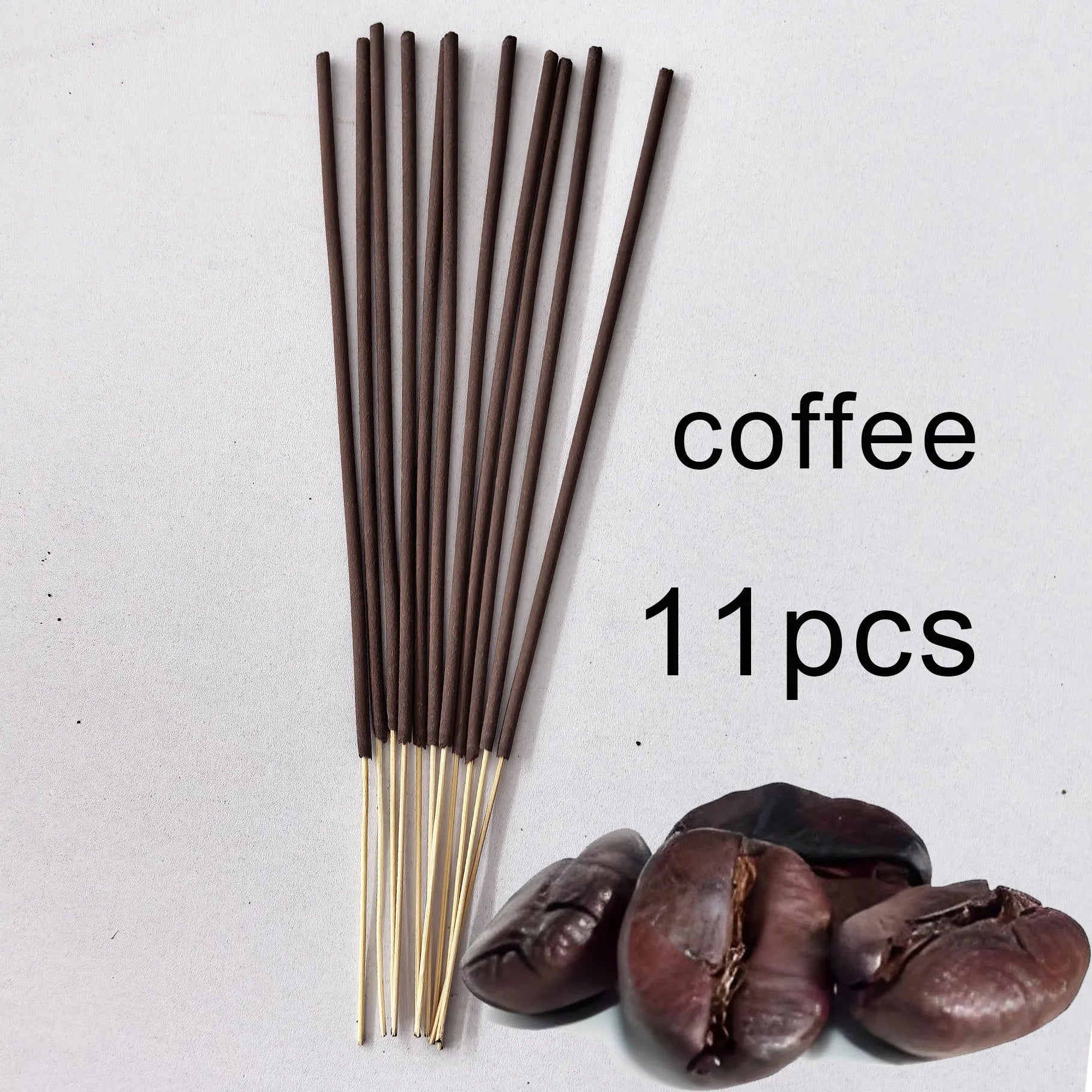11/77/141Pcs, High-Grade Coffee-Scented Incense Sticks, Made of Natural Fragrance Powder, More Suitable for Those Who Love the Coffee Scent, a Must-Have for Home with Long-Lasting Fragrance