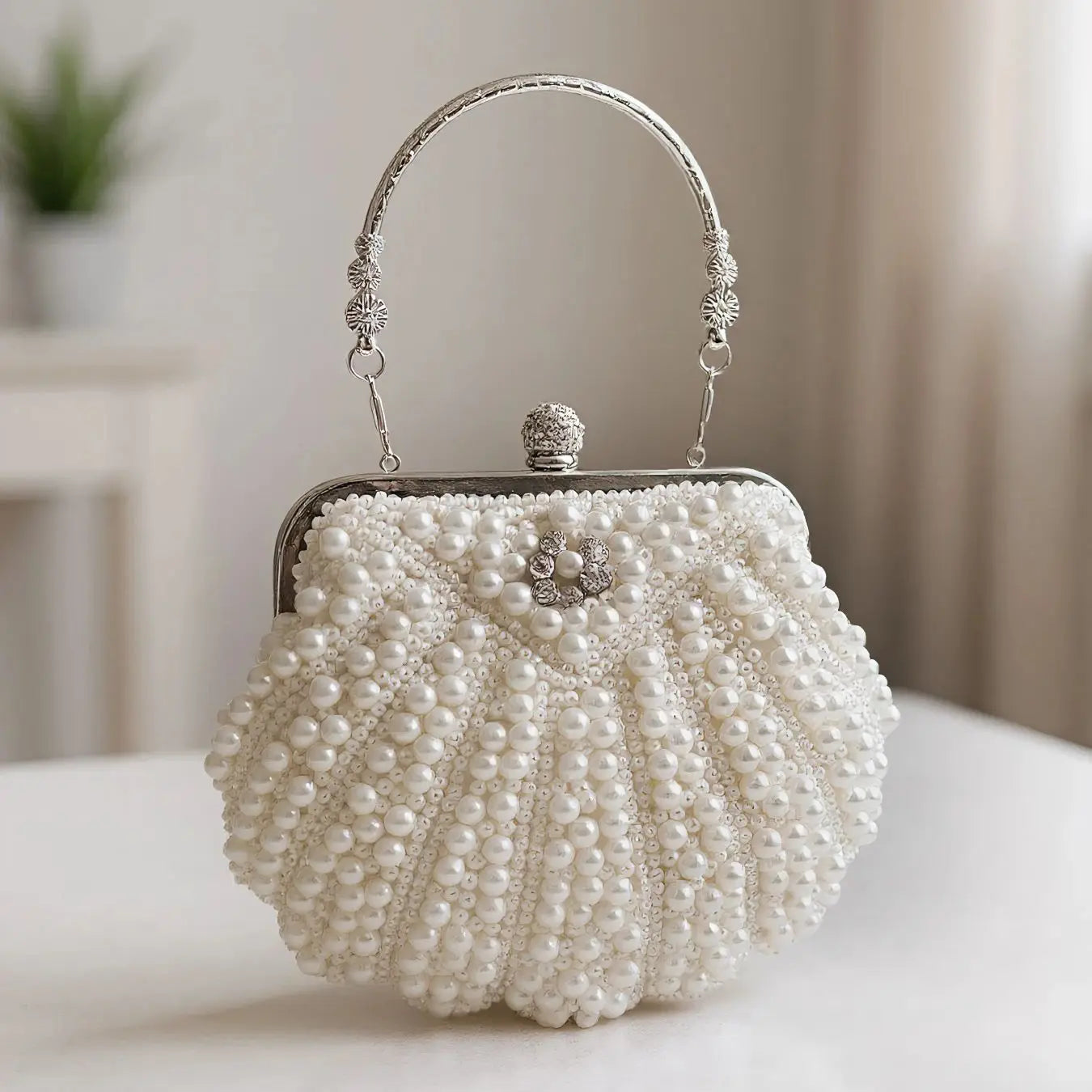 Pearl Clutch Bags Women Purse Ladies white Hand Bags Evening Bags for Party Wedding black Shoulder Bag Bolsa Feminina