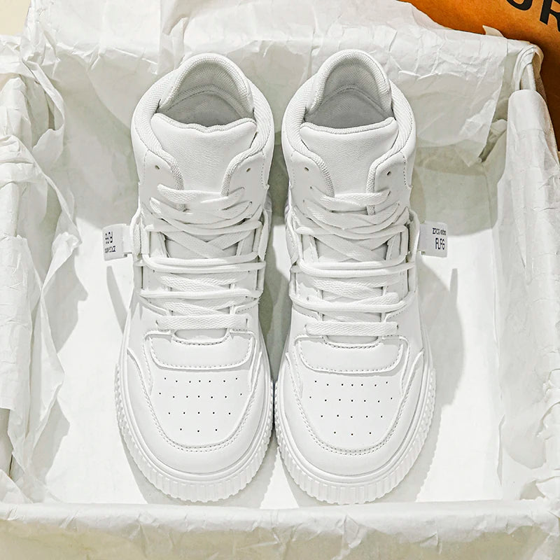 New Fashion Men's Sneakers Soft Comfortable Non Slip Wear Resistant Sole Daily Casual Men Shoes Preppy Winter Skate Ankle Boots