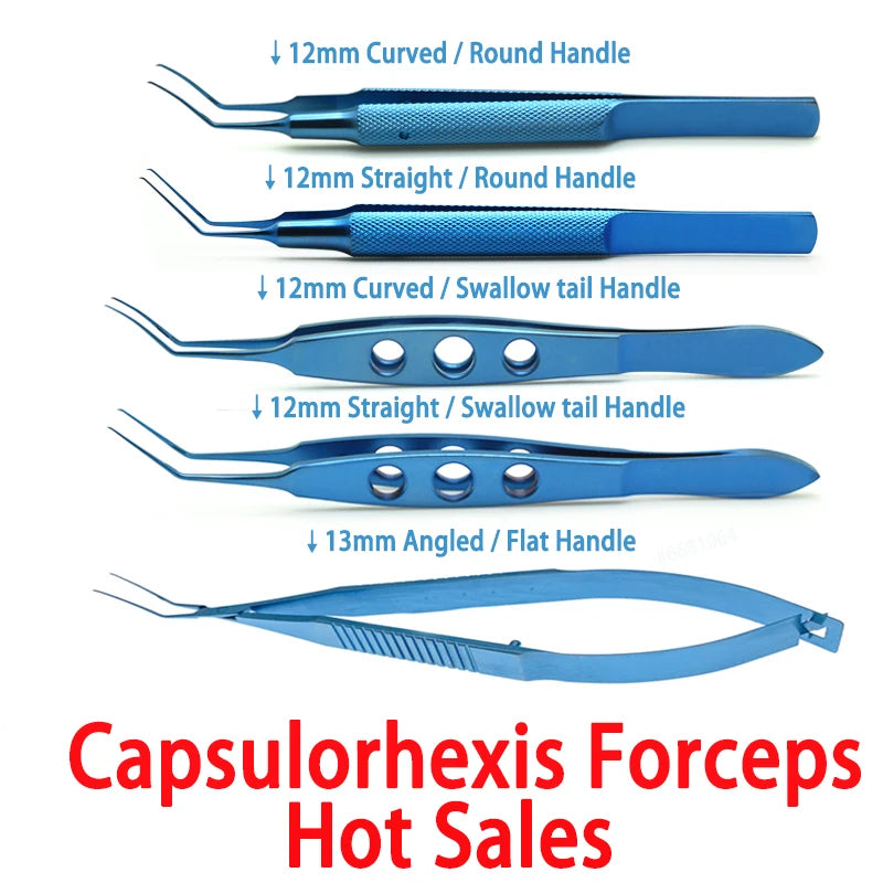 Capsulorhexis Forceps  Utrata Forceps 2.2mm Incision Inamura  Giannetti Corydon O'Gawa Nevyas Lehner High Quality Type Hi Eye