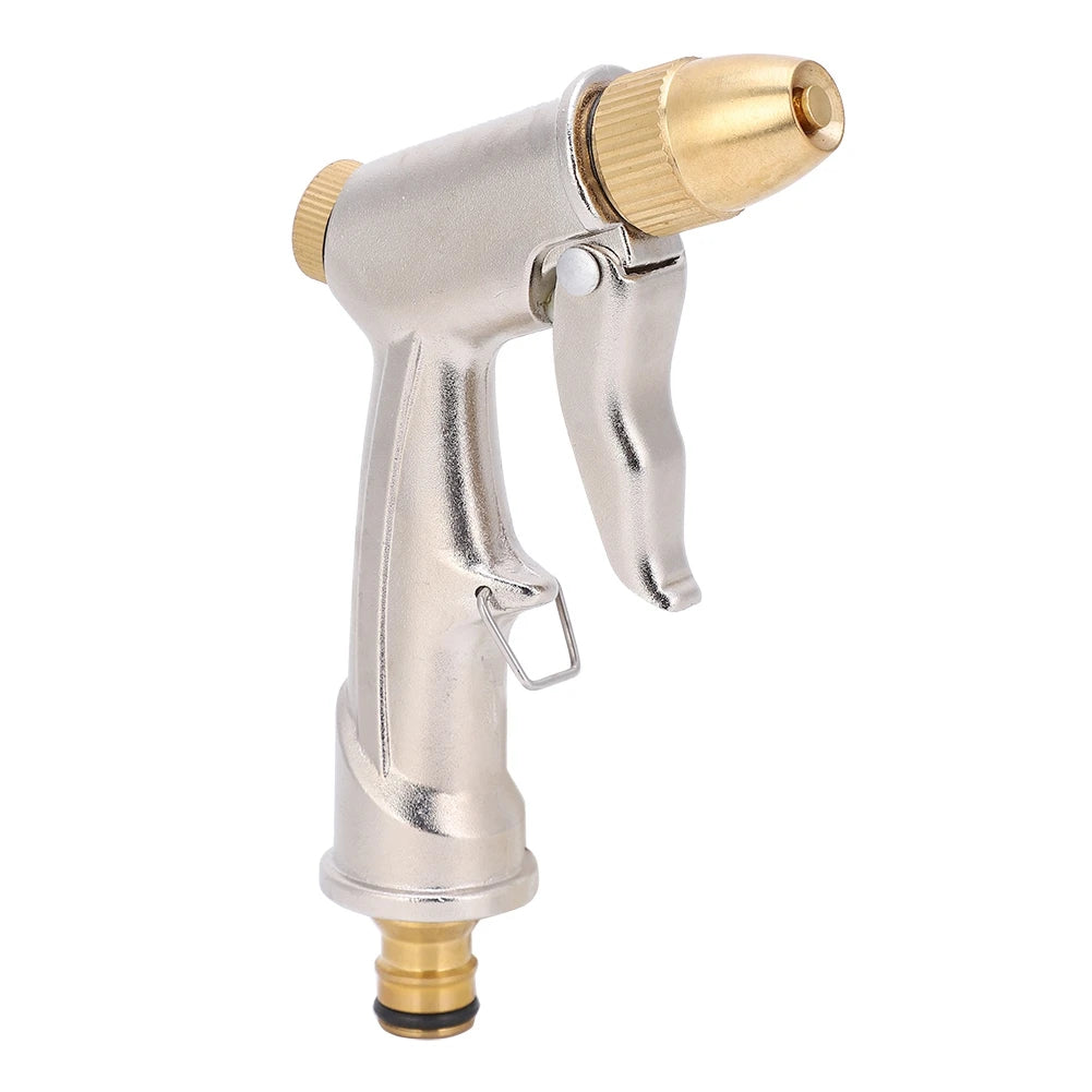 Car Washing Water Gun Pure Brass All Metal High Pressure Household Cleaning Spray