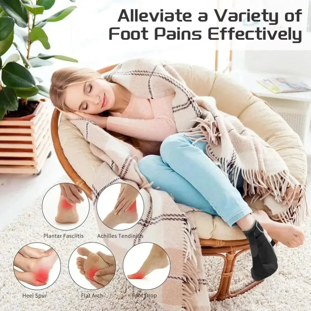 1PCS Night Splint for Foot Drop Adjustable Ankle Support Brace Plantar Fasciitis Relief Orthotic Device Rehab Care Men Women