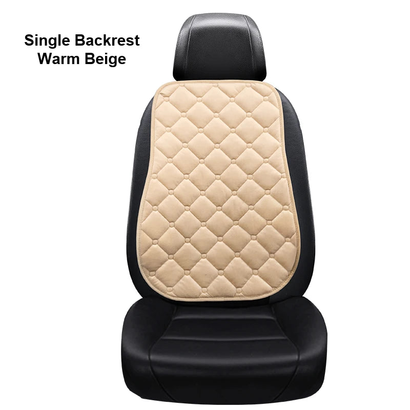 Car Seat Cover Protector Universal Winter Warm Auto Seat Cushion Rear Seat Cushion Protection Covers Back Cushion Three Piece