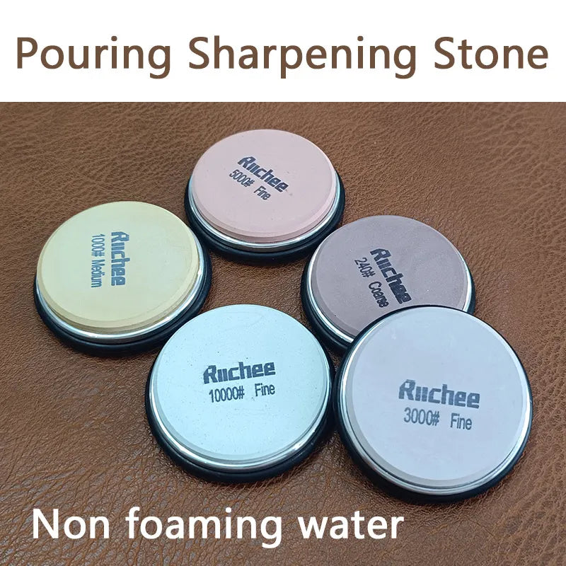 Rolling Knife Sharpener sapele Magnetic Holder Whetstone Sharpening Stone Kit 15 and 20 Degrees Angle Roller Kitchen Accessory