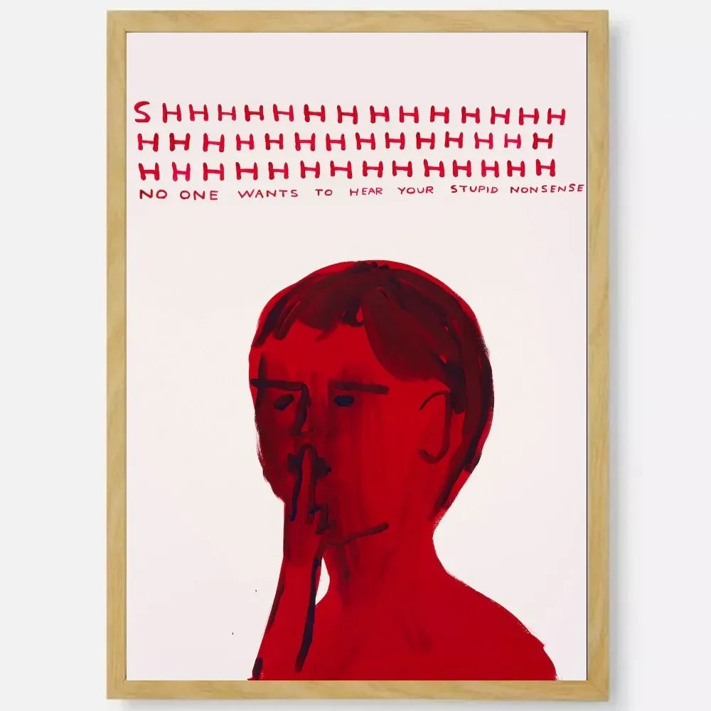 David Shrigley Art Canvas Prints Poster Modern Minimalism Funny Art Prints Living Room Bedroom Wall Art Home Decor Art Poster