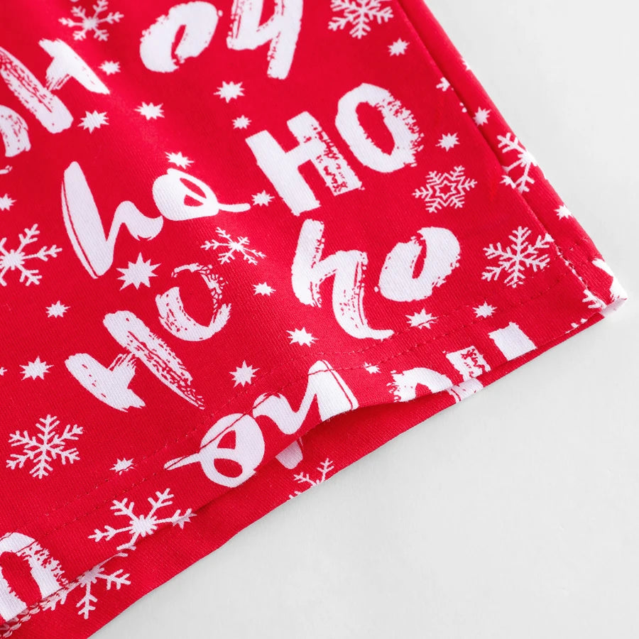 5pcs Christmas Print Men's Underpants Shorts Letter Waistband Boxer Briefs Brand Men Panties Cotton Underwear Man Boxers Trunks