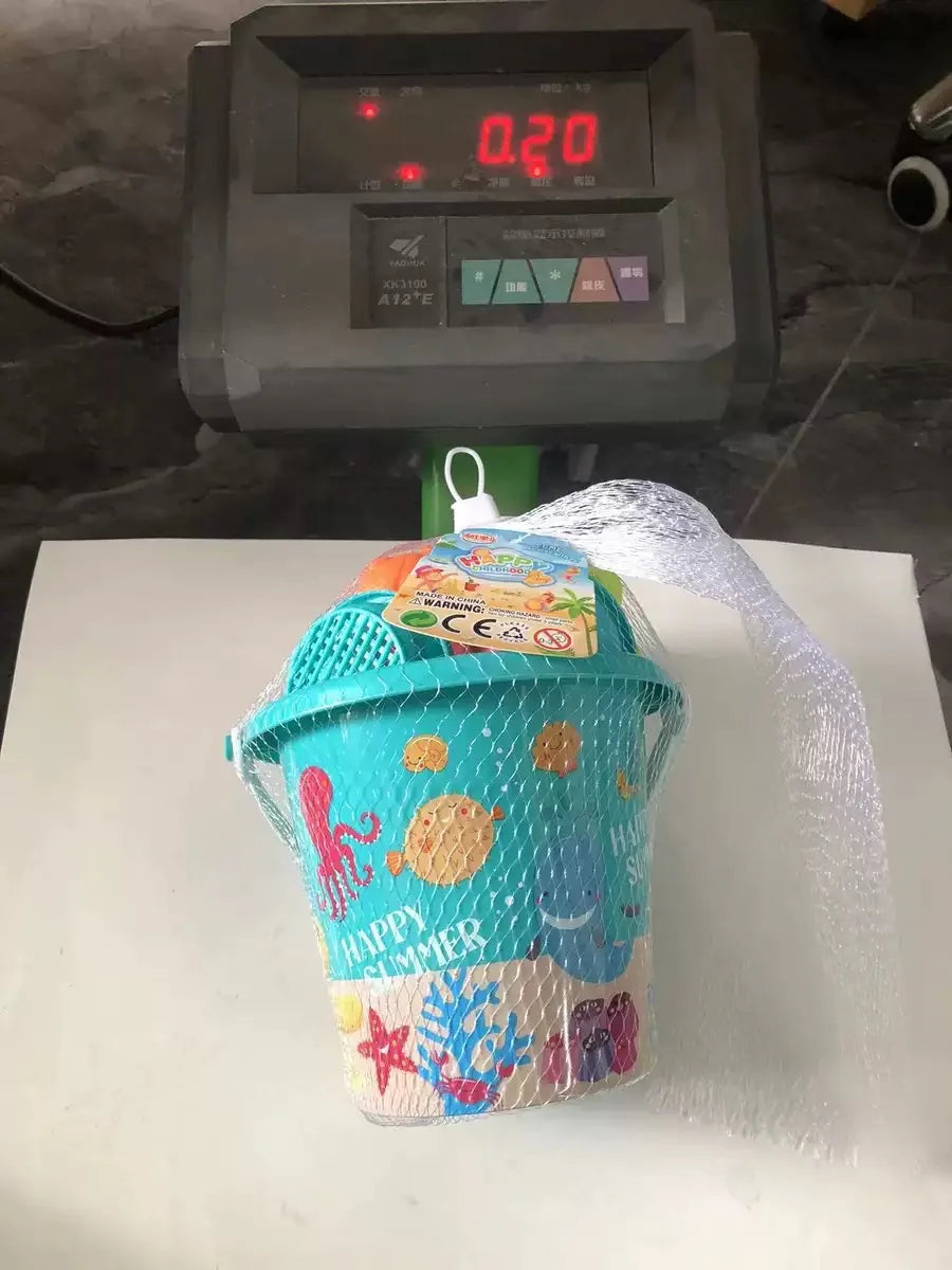 16pcs Children's Beach Toy Set Baby Playing In Water And Beach Large Sand Shovel Beach Bucket Sand Digging Tool Sand Toys