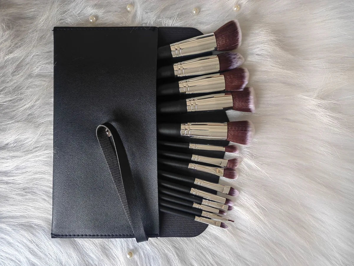 14Pcs Makeup Brush Set for Beginners Soft Bristle Powder Brush Blush Eye Shadow Beauty Tools, Buy 14pcs Brush Get 1 Free Sponge