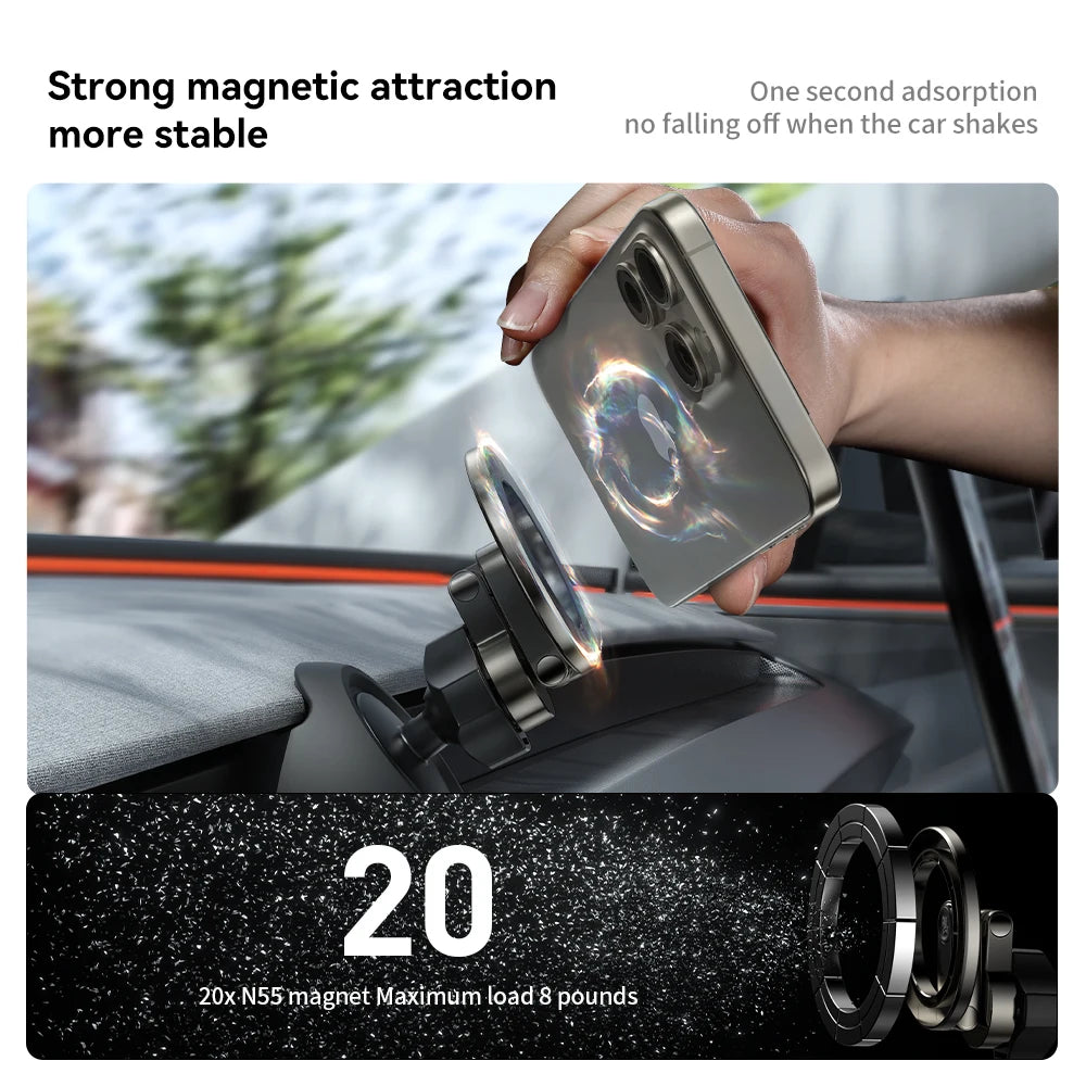 YZ For Tesla Magnetic Car Phone Holder 2025 Model 3 Y Highland Juniper Air Vent Mount Car Bracket Stand 360 Degree Rotatable