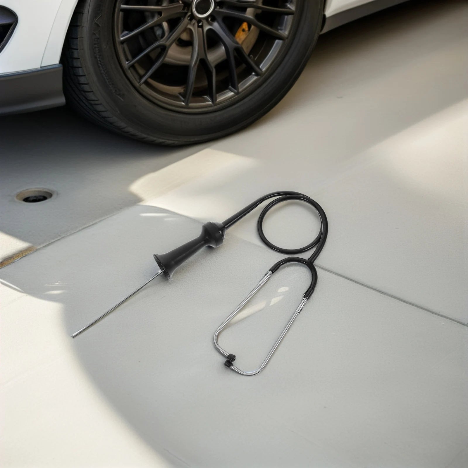 Stethoscope Cylinder Auto Noise Detection Tool Mechanics Engine Car Maintaining Mechanical Testing