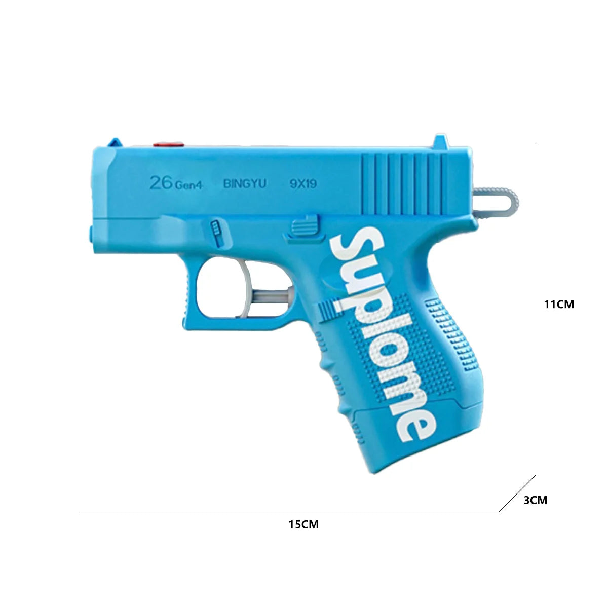 Creative two-way jetting small water gun prank dual-side water shooting Glock water gun children's fun play water toy