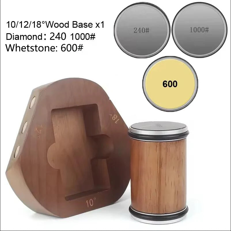 2025 NEW Rolling Knife Sharpener Knife Holder Diamond Sharpener Stone Whetstone Sharpening Angles Grind Stone Kitchen Tools