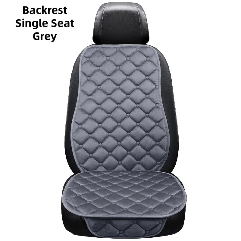 Car Seat Cover Protector Universal Winter Warm Auto Seat Cushion Rear Seat Cushion Protection Covers Back Cushion Three Piece